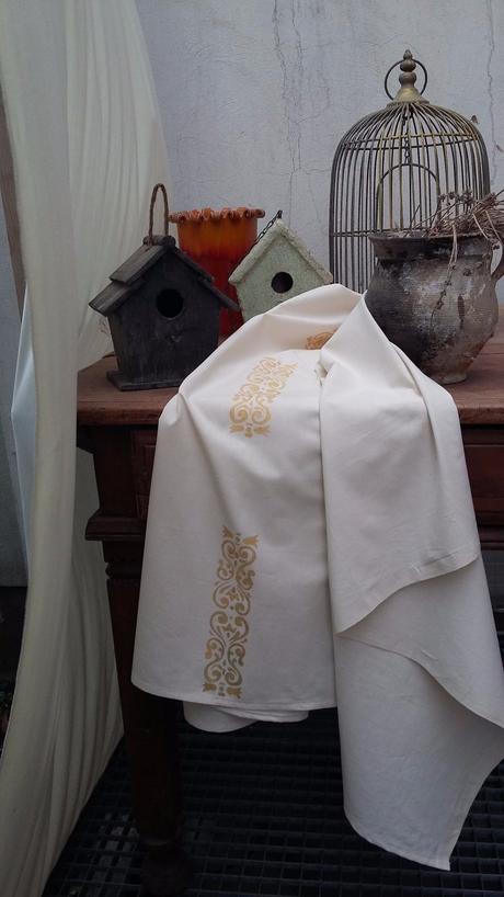 La barok...záves,obrus,