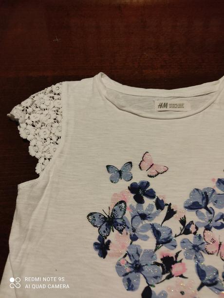 Dievcenske tricko, h&m,134