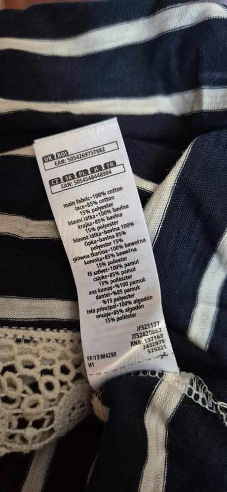 Kvalitné tričko s krajkou, f&f,42