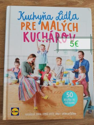 Kniha kuchyňa lidla pre malych kucharov,