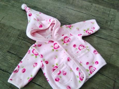 Ružičkový kabátik, h&m,62