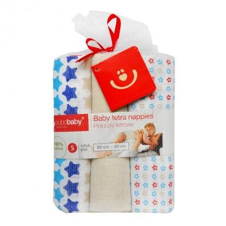 Bavlnené plienky bobas s potlačou 5ks,