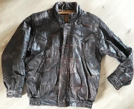 Kožená bunda xl retro, xl