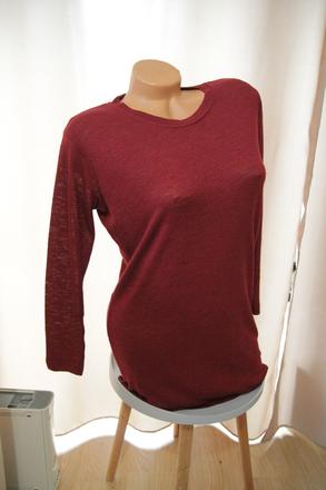 Bordový sveter bik-bok, xs, xs