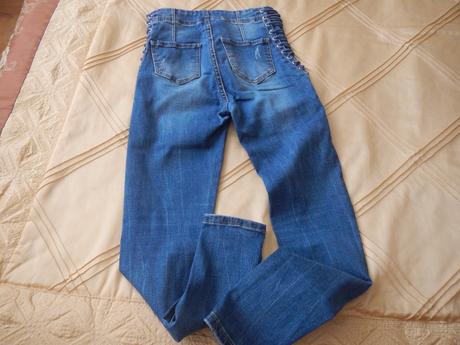 Riflové nohavice, s