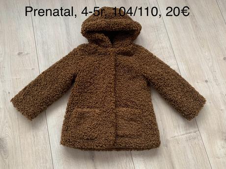 Teddy bundička / kabátik, prénatal,110