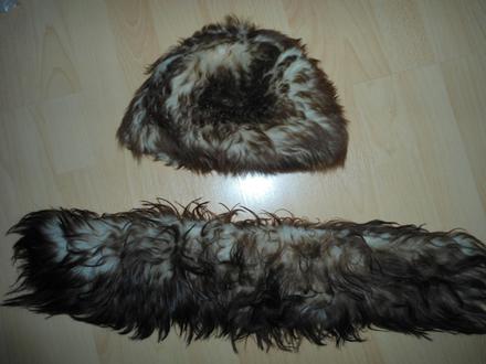 Ciapka a sal/vrsok na kabat kozusina,