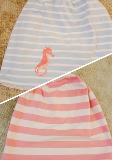 Obojstranná dievčenská čiapka, tchibo