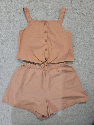 Komplet - kratasy a tielko, h&m,128