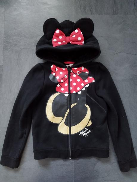 Mikina minnie 7-8r, h&m,128