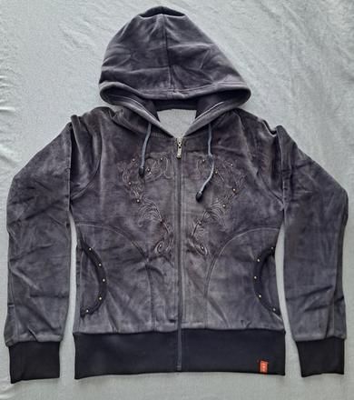 Mikina zamatová 158/164, 158