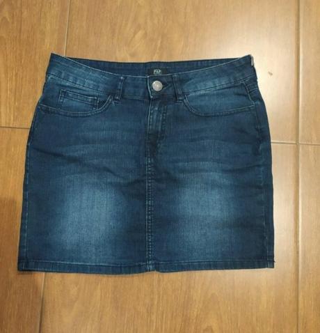 Riflová sukňa, f&f,36