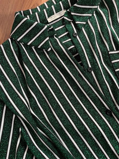 Zelené trblietavé šaty zara, zara,s