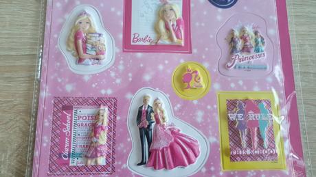 Barbie 3d samolepky, 