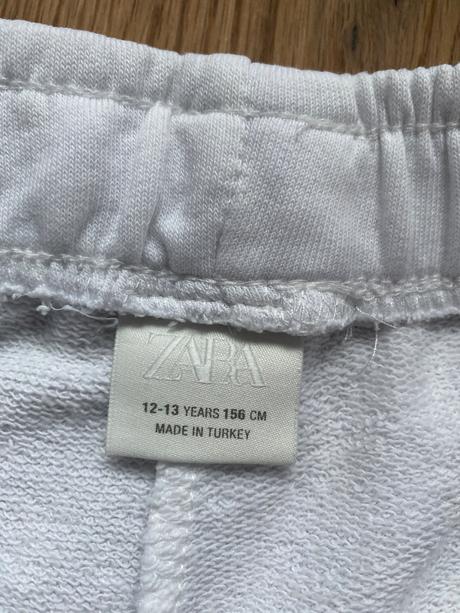 Biele teplakove kratasky, zara,152