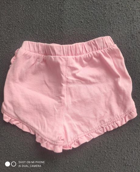 Ružové kraťasy veľ.74, pepco,74
