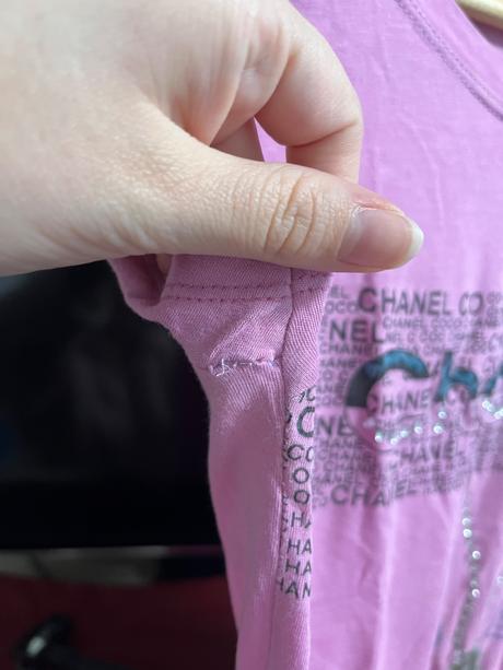 Tričko štýl chanel, s