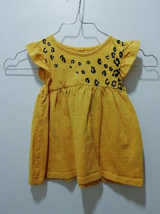 Žlté tričko tunika, f&f,92