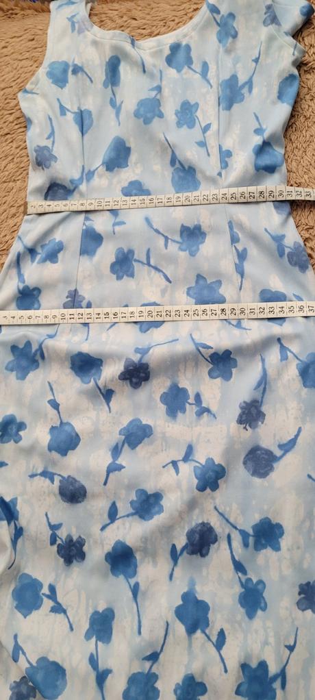 3586. modré šaty, s