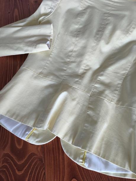 Krátke sako h&m 34 zlte, h&m,s