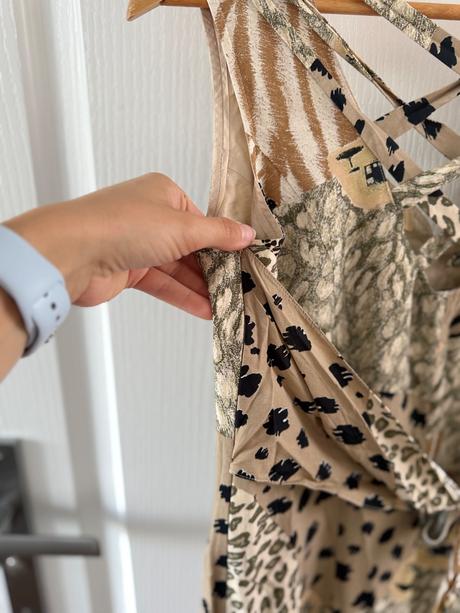 Jedinečné vintage šaty jean claire, safari, l