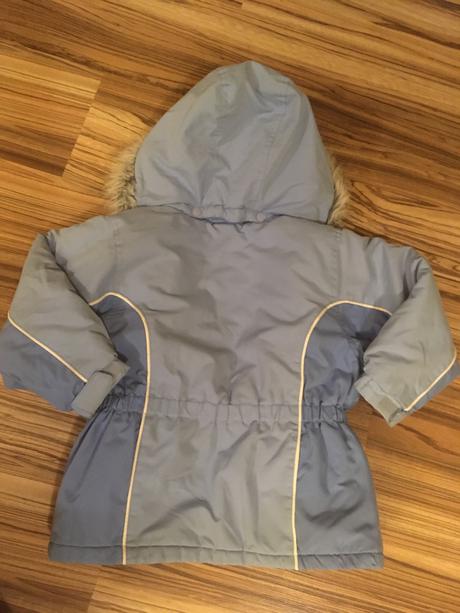 Zimná praktická bunda s mikinou + rukavice, 104