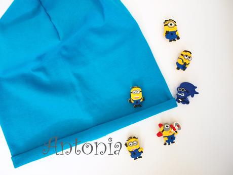 Čiapočka homeleska z tričkoviny-mimoni, 50 - 140