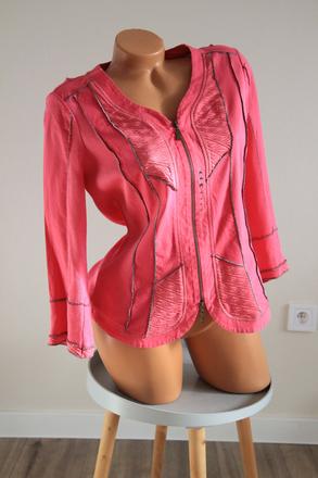 Biba ľahké sako so zipsom, m