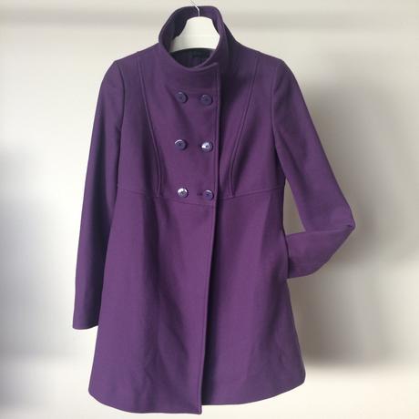 Kabát vlnený dámsky benetton č.42, uk10, veľ. s, benetton,s