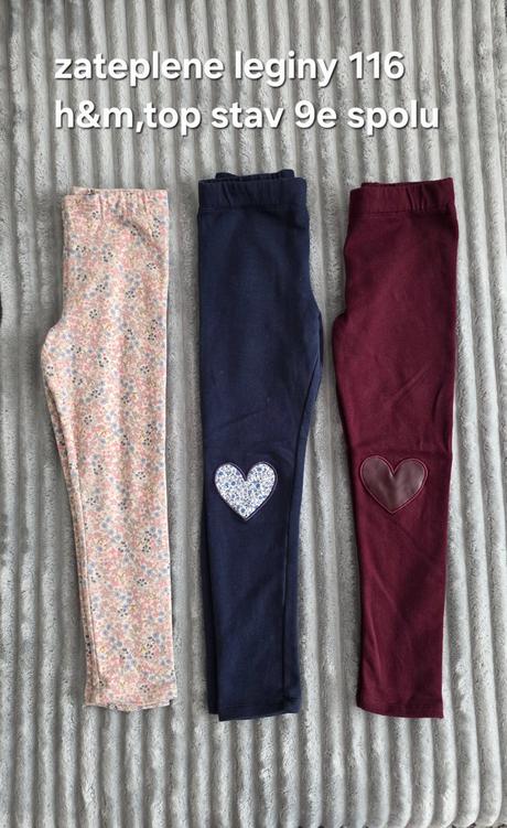 Zateplene leginy, h&m,116