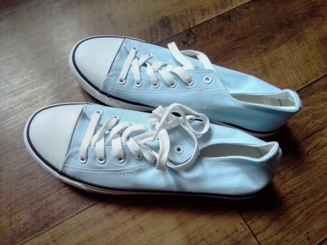 Klasické plátené tenisky modré unisex č.42, 42