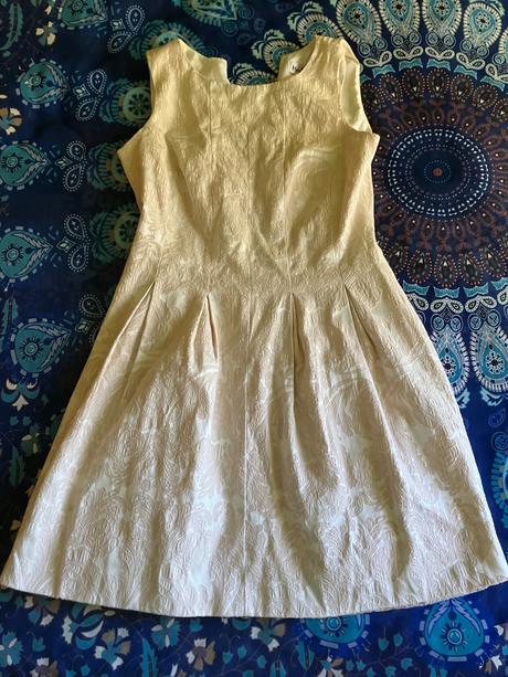 Krémové šaty so vzorom, admiral,s