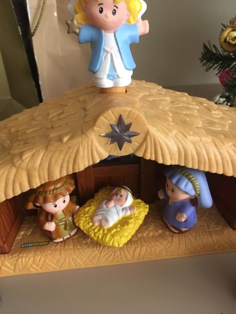 Detský betlehem hrajuci a svietiaci, 