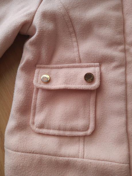 Ružový kabátik s kapucňou, 98