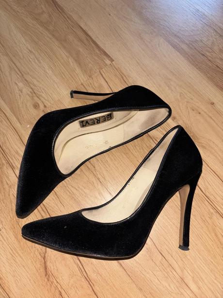 Zamatové kožené topánky berevi 37, 37