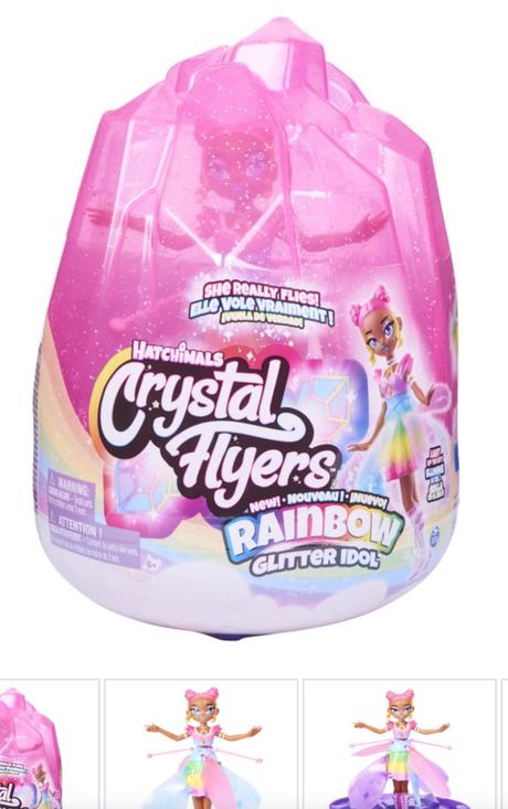 Spin master- hatchimals lietajúce víla dúhová trbl,