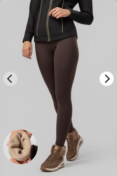 Lelosi siberosi - zimné legíny s kožušinkou vnútri, l / m / s / xl
