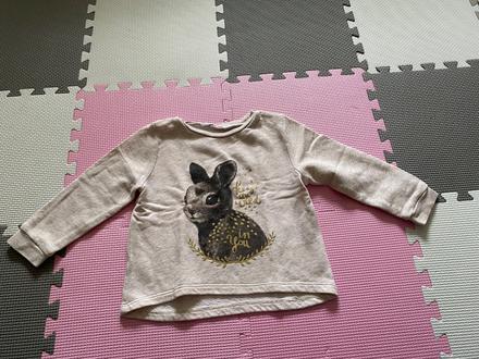 Mikina so zajačikom, h&m,92