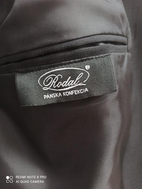 Pánsky oblek čierny, l