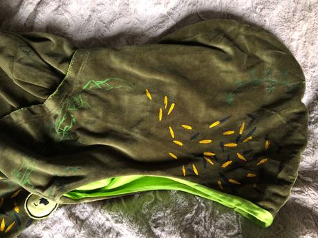 Mikina z kojeneckého plyšu v.m, m