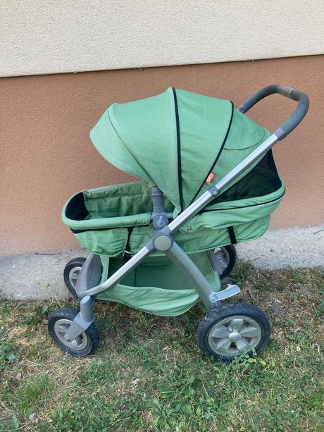 Kočík v kombinácii vanička a športová časť, 