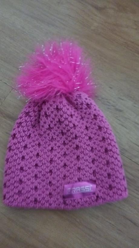 Teplá čiapka s trblietkami na lyžovačku, 134