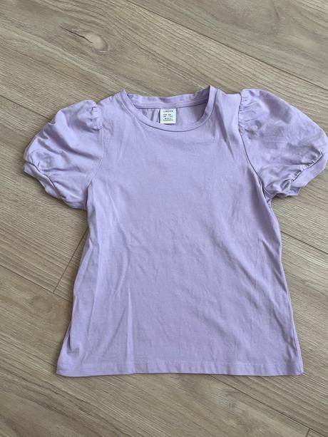 Lindex fialove tricko s puf rukavmi, lindex,128