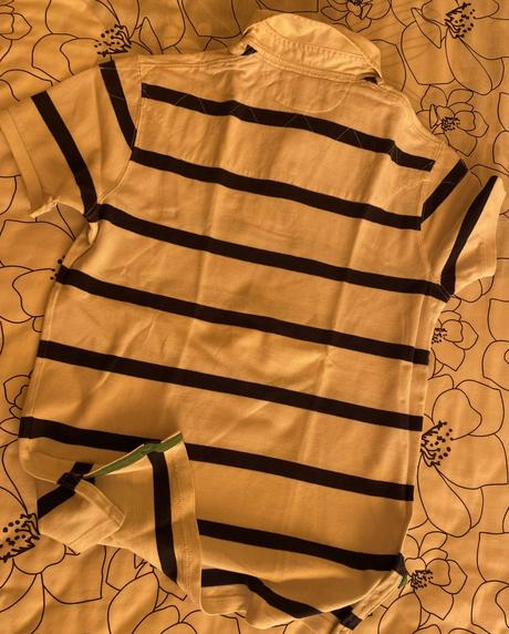 Bavlnené pásikové tričko polo ralph lauren v. m, ralph lauren,m