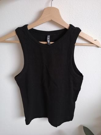 Kratšie vrúbkované tielko, m