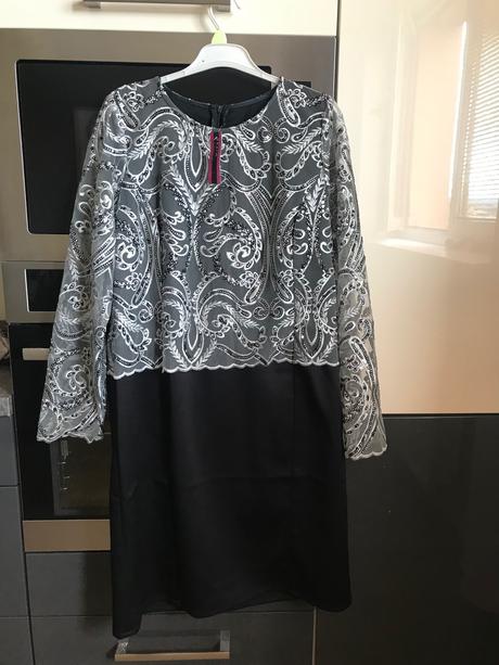 Nové kamienkové spoločenské šaty, 42 / 44