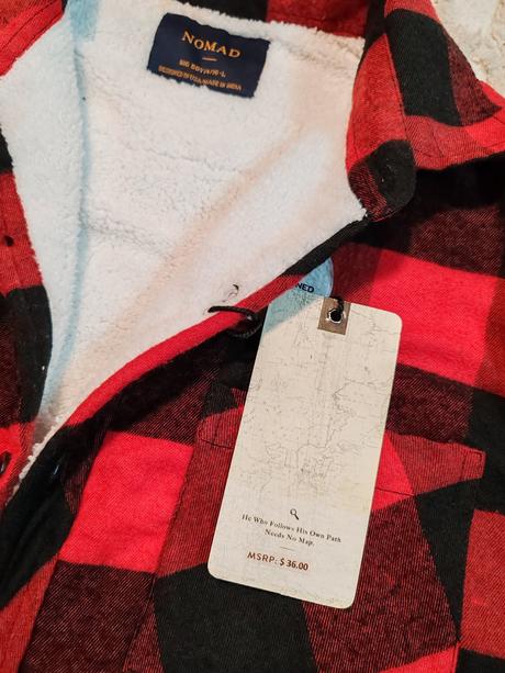 Teplá štýlová flanelka-bundička 146/152, 152