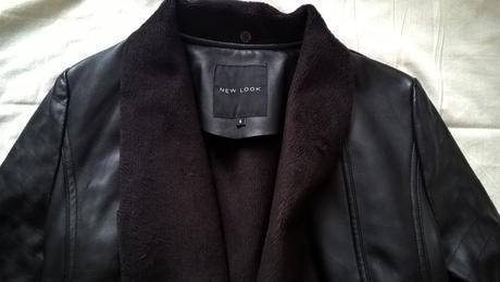 Koženkové predlžené sako, 36