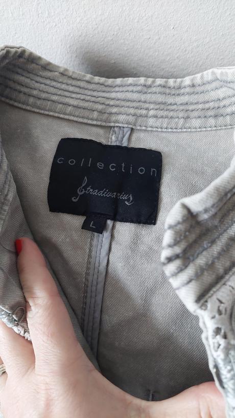 Džínsové sako, stradivarius,l