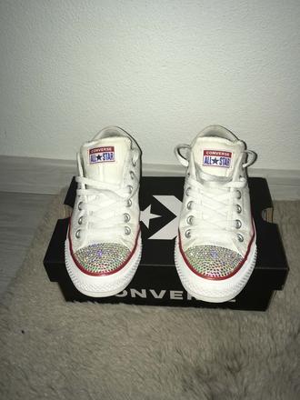 Converse swarovski original white damske tenisky, converse,37